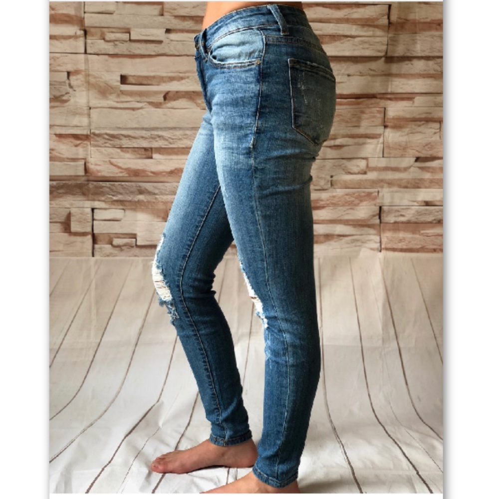 KANCAN Distressed Skinny HP BEST IN JEANS - Picture 5 of 6